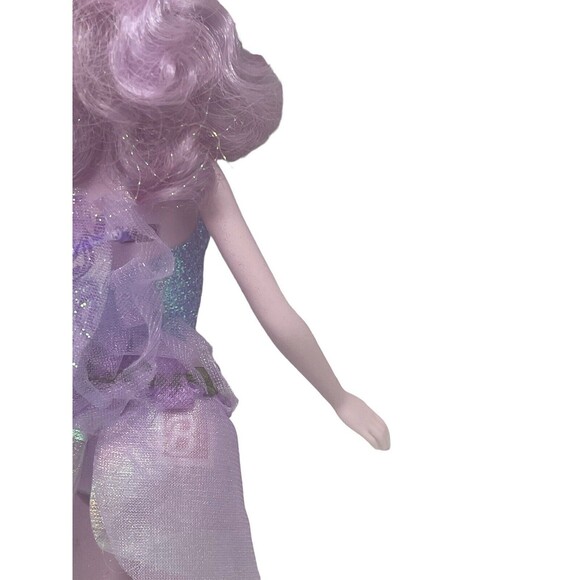 Barbie Fairytopia Sparkle Fairy Lavender Purple 2003 Mattel Doll W/ 1 Wing - Picture 16 of 16